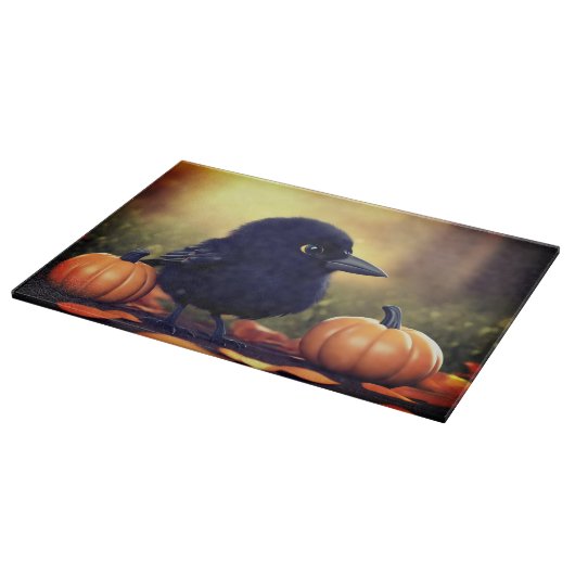 Planche À Découper Little crow and Pumpkins (Coin)