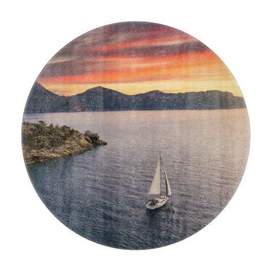 Planche À Découper Littoral | Bodrum, Turquie (Devant)