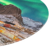 Planche À Découper Littoral | Lofoten Islands, Hamnoy, Norvège (Coin)