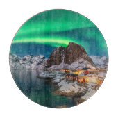 Planche À Découper Littoral | Lofoten Islands, Hamnoy, Norvège (Devant)