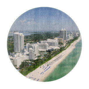 Planche À Découper Littoral   Urban Beach, Miami, Floride
