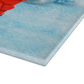 Planche À Découper Livraison de Noël de chien Havanais Camion neige (Coin)