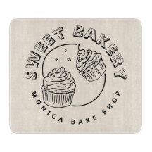 Logo de boulangerie sucrée vintage