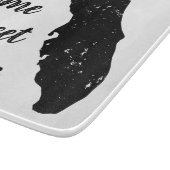 Planche À Découper Logo de la carte panoramique de l'état de Floride  (Coin)