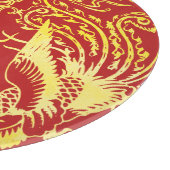 Planche À Découper Logo de mariage chinois dragon phénix (Coin)