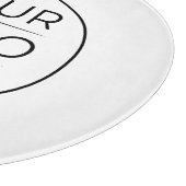 Planche À Découper Logo de marque d'entreprise moderne (Coin)