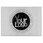 Planche À Découper Logo d'entreprise et texte moderne simple modifiab (Devant)