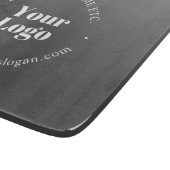 Planche À Découper Logo d'entreprise ou design & texte modifiable (Coin)