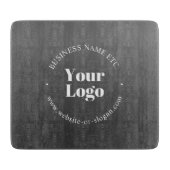 Planche À Découper Logo d'entreprise ou design & texte modifiable (Devant)