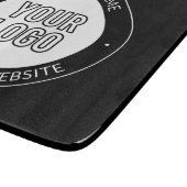 Planche À Découper Logo d'entreprise ou Modèle de texte de conception (Coin)