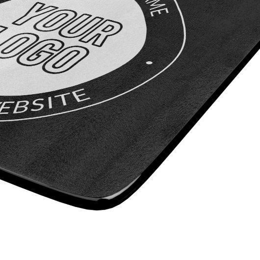 Planche À Découper Logo d'entreprise ou Modèle de texte de conception (Coin)