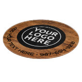 Planche À Découper LOGO & TEXTE | Panneau de découpe de verre d'entre (Coin)