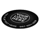 Planche À Découper LOGO & TEXTE | Panneau de découpe de verre d'entre (Coin)