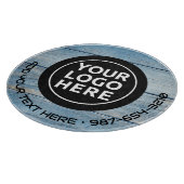 Planche À Découper LOGO & TEXTE | Panneau de découpe de verre d'entre (Coin)