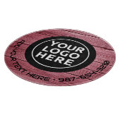 Planche À Découper LOGO & TEXTE | Panneau de découpe de verre d'entre (Coin)