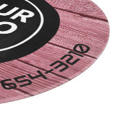 Planche À Découper LOGO & TEXTE | Panneau de découpe de verre d'entre (Coin)