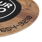 Planche À Découper LOGO & TEXTE | Panneau de découpe de verre d'entre (Coin)