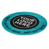 Planche À Découper LOGO & TEXTE | Panneau de découpe de verre d'entre (Coin)