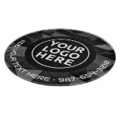 Planche À Découper LOGO & TEXTE | Panneau de découpe de verre d'entre (Coin)