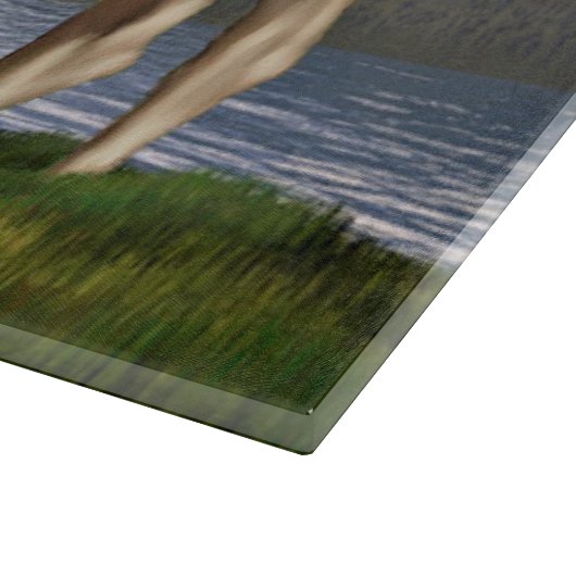 Planche À Découper L'Oie Dans Le pré (Coin)