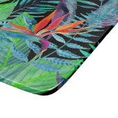 Planche À Découper L'oiseau d'aquarelle du paradis | ajoutent votre (Coin)