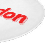 Planche À Découper "#London" Joli Design. Commandez dès maintenant  (Coin)