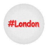 Planche À Découper "#London" Joli Design. Commandez dès maintenant  (Devant)