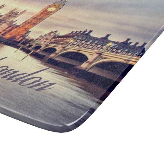 Planche À Découper Londres Angleterre Big Ben (Coin)