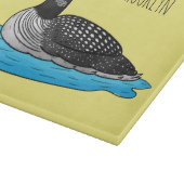 Planche À Découper Loon bird cartoon illustration  (Coin)