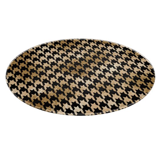 Planche À Découper L'or métallique accroche la dent, motif de mode. (Coin)