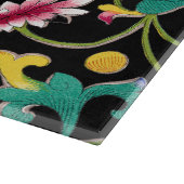 Planche À Découper Lotus Fleurs et Vins (Coin)