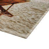 Planche À Découper Lounge on beach throw pillow (Coin)
