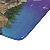 Planche À Découper Loup et Lune (Coin)