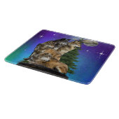 Planche À Découper Loup et Lune (Coin)