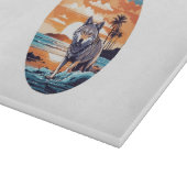 Planche À Découper Loup sur la plage (Coin)