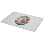 Planche À Découper Loup sur la plage (Coin)