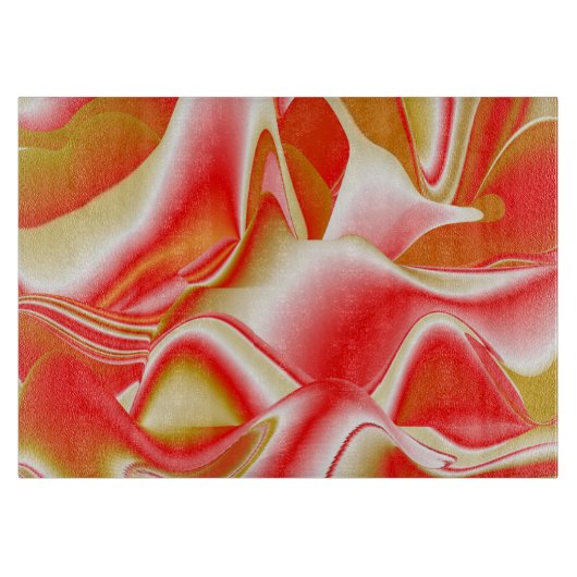 Planche À Découper Love and Gold Abstrait 3D Rainbowart (Devant)