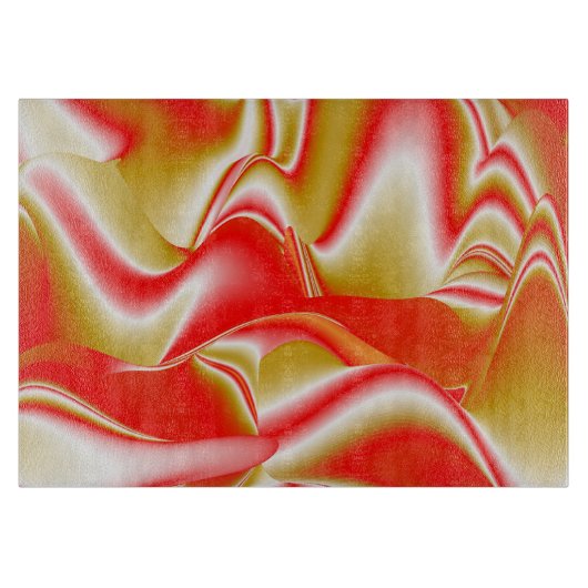 Planche À Découper Love and Gold Abstrait 3D Rainbowart (Devant)