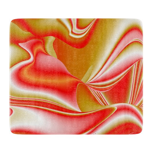 Planche À Découper Love and Gold Abstrait 3D Rainbowart (Devant)