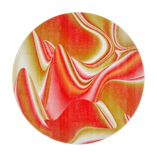 Planche À Découper Love and Gold Abstrait 3D Rainbowart (Devant)