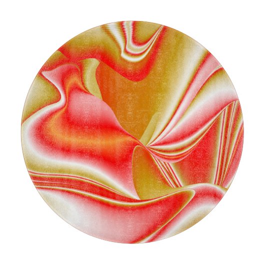 Planche À Découper Love and Gold Abstrait 3D Rainbowart (Devant)