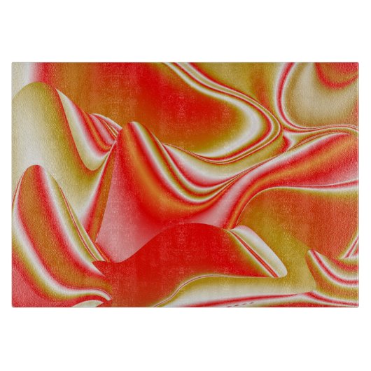 Planche À Découper Love and Gold Abstrait 3D Rainbowart (Devant)