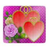 Planche À Découper Love Hearts Saint Valentin (Devant)