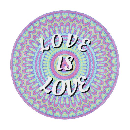 Planche À Découper Love Is Love Fierté (Devant)