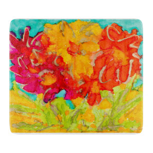 Planche À Découper Lovitude Peaceful Paradise Glass Cutting Board