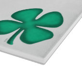 Planche À Découper Lucky 4 Leaf Irlandais Clover de verre (Coin)