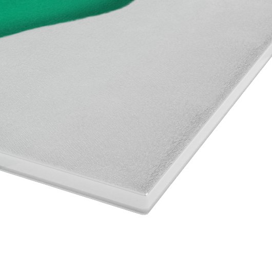 Planche À Découper Lucky 4 Leaf Irlandais Clover de verre (Coin)