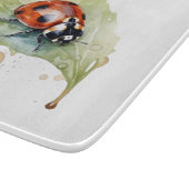 Planche À Découper Lucky Ladybug sur la feuille (Coin)