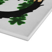 Planche À Découper Lucky Le Conversation Noir Saint Patrick's Day (Coin)