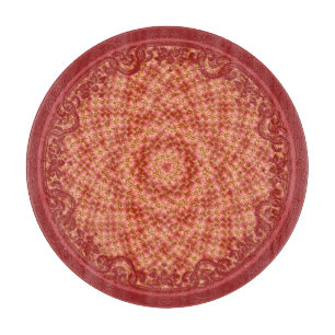 Planche À Découper Lueur d'automne - rond